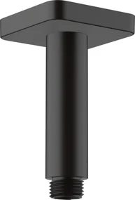 Hansgrohe Vernis Shape, stropné rameno na hlavovú sprchu 100 mm, čierna matná, HAN-26406670