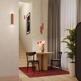 Nástenné svietidlo Lagos, 1x oranžové kovové tienidlo