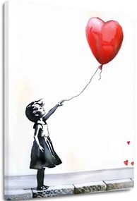 Obraz Heart Balloon Girl | Talianske plátno