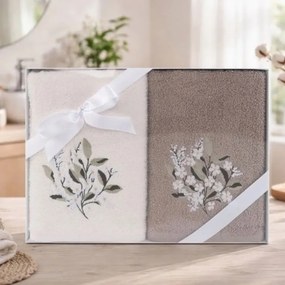 Darčekové balenie froté uterákov Jazmín 50 x 90 cm 2 ks