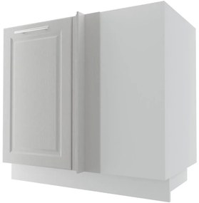 Kuchynská skrinka Emporium D13U light grey stone/biela