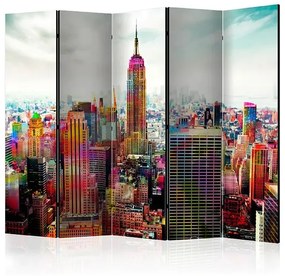 Paraván - Colors of New York City II [Room Dividers]