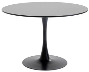 Schickeria jedálenský stôl čierny Ø110 cm
