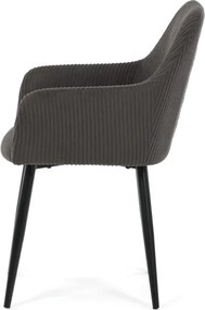 Jedálenská stolička sivá DCH-V4009 GREY6