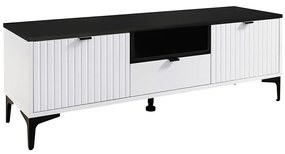 TV Stolík Fabio 2D1S doska čierna