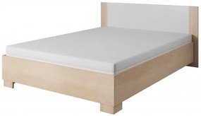 W MAREK posteľ - dub sonoma/biela, 160x200 cm