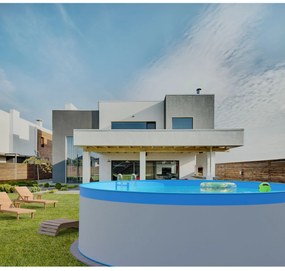 Planet Pool White/Blue - bazén 350 x 90 cm