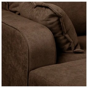 Tmavohnedá rohová pohovka (ľavý roh) Beata - Ropez