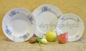 Thun tanierová súprava Bernadotte nezábudka 18- dielná