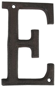 Nástenné kovové písmeno E- 13 cm