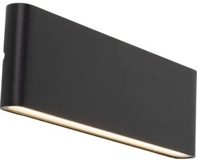 LED Vonkajšie nástenné svietidlo ARWENA 2xLED/12W/230V IP54 čierna