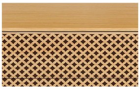 Komoda v dubovom dekore Woodman Camden Diamond, 80 x 123 cm