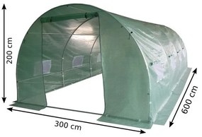 Záhradný fóliovník 3x6 m