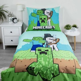 Obliecky Disney Minecraft 140x200cm+90x70cm Setino