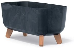 Kvetináč GRACIA CASE BETON EFFECT 39cm antracit