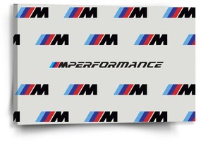 Sablio Obraz MPERFORMANCE biely vzor - 60x40 cm