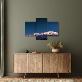 Obraz hôr a nočnej oblohy (90x60 cm)