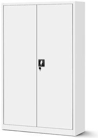 Skriňa Jan 2 kovová biela