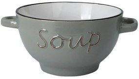Kameninová miska na polievku Soup 650 ml zelená