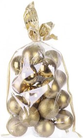 Slovakia Trend Gule MagicHome Vianoce, 20 ks, 6 cm, zlaté, na vianočný stromček
