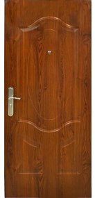 Dvere vchodové Mx-zeus 80P zlatý dub pp