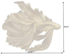 Ozdobná ryba Crowntail 65cm zlatá