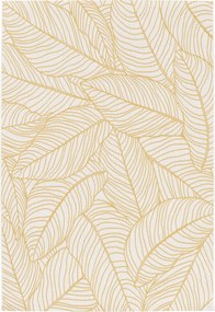 Balta, TRHÁK: Kusový koberec RE_FRESH 37515-067 – na von aj na doma, 200x290, žltá, chodba / predsieň