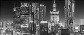 Obraz - Čiernobiely New York (120x50 cm)