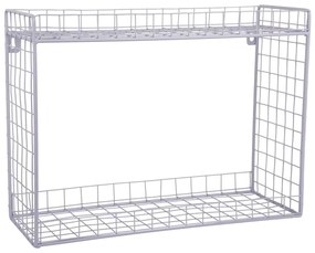 Fialová poschodová oceľová polica 40 cm Reja – PT LIVING