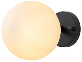 Čierno-biele nástenné svietidlo ø 15 cm Atmaca – Opviq lights