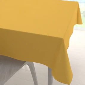 Biante Veľký dekoračný štvorcový obrus BKU-109 Horčicový 260x260 cm