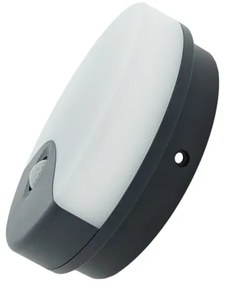 LED vonkajšie nástenné svietidlo s pohybovým senzorom LED/18W/230V IP44 antracit