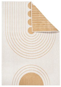 Dekorstudio Obojstranný koberec na terasu DuoRug 5739 - žltý Rozmer koberca: 80x150cm