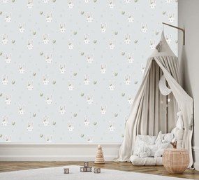 Gario Fototapeta Boho biele zajačiky Materiál: Vliesová, Rozmery: 100 x 70 cm