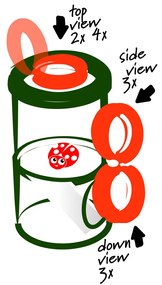 Navir - Explora - téglik na pozorovanie hmyzu