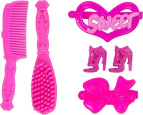 LEAN Toys Bábika princezná s bielym koníkom – figúrky a doplnky