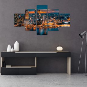 Obraz nočného mesta (125x70 cm), 40 ďalších rozmerov