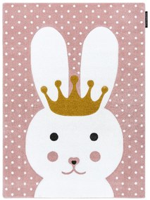 Dywany Łuszczów Detský kusový koberec Petit Bunny pink - 140x190 cm