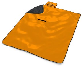 Sablio Plážová deka Neónová oranžová: 200x140 cm