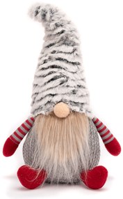 Tutumi Tutumi, vianočný trpaslík Filip 40cm YX011, červená-šedá, CHR-06612