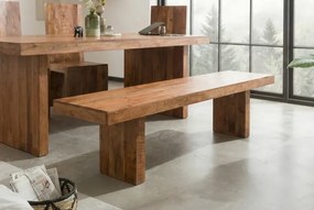 Jedálenská lavica Phoenix 190cm Mango – Rustikálny charakter z masívu