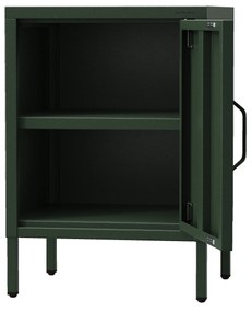 Nočný stolík MIA, 424 x 595 x 400 mm, Modern: fľaškovo zelená farba