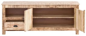 furniture-nabytek.cz - Masívny TV stolík Caribou z mangového dreva, lakovaný, prírodná farba – 150×50×60 cm