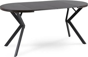 Stôl FRANCO 80–160 cm čierny