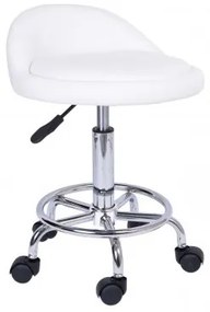 Otočná barová židle Lomo bílá