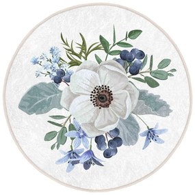 Prateľný okrúhly koberec vhodný pre robotické vysávače ø 100 cm Comfort – Mila Home