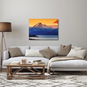 Obraz - Jazero Pukaki (70x50 cm)
