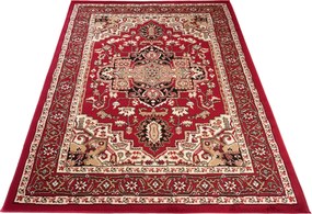 TA Koberec Q011A RED EUFRAT BLX Červený Obdĺžnikový Rozmer: 120x170 cm