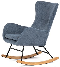 Hojdacie kreslo BLUE2, modrá