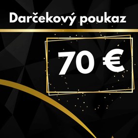 Elektronický darčekový poukaz v hodnote 70 €